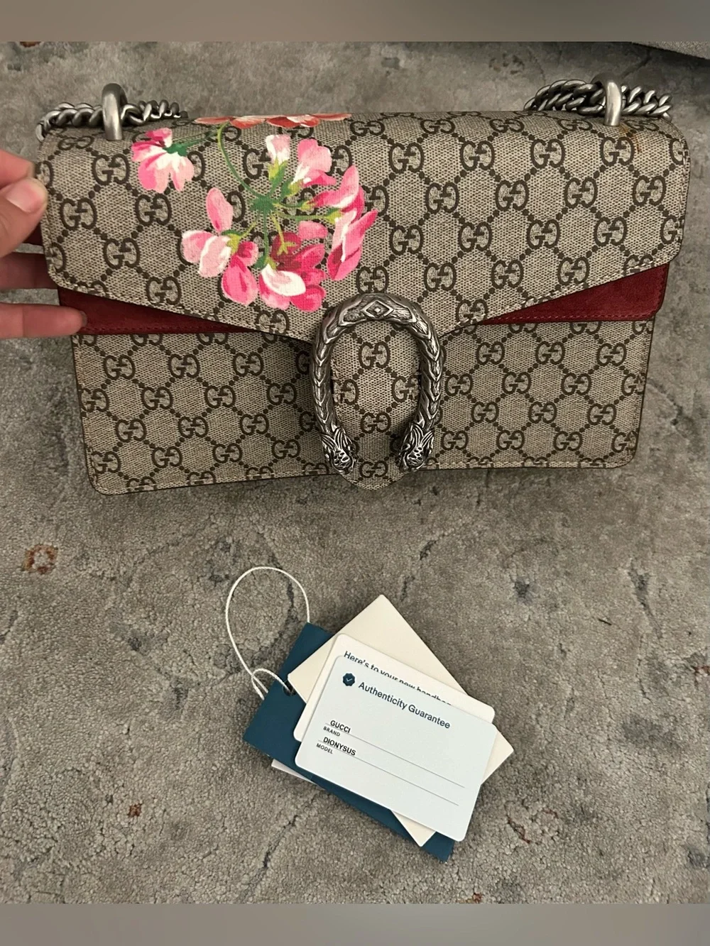 Gucci Dionysus GG Supreme Floral Shoulder Bag - Picture 9 of 9